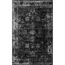 Monaco 155cm x 245cm Black Bohemian, Floral Area Rug