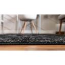 Monaco 155cm x 245cm Black Bohemian, Floral Area Rug
