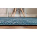 Monaco 185cm x 275cm Blue Bohemian, Floral Area Rug