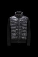 Moncler Black Paneled Down Jacket