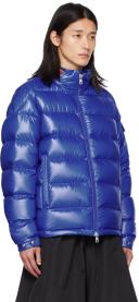 Moncler Blue Bourne Short Down Jacket