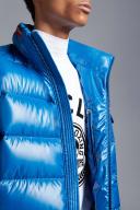 Moncler Blue Bourne Short Down Jacket