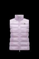 Moncler Collection Ghany Down Gilet Female Light Lilac Size 1
