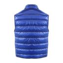 Moncler Collection Gui Down Gilet Male Blue Size 2