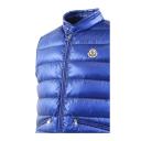 Moncler Collection Gui Down Gilet Male Blue Size 2