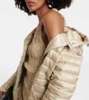 Moncler Collection Raie Short Down Jacket Female Beige Size 00