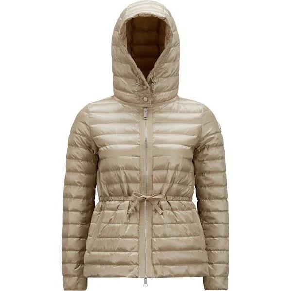 Moncler Collection Raie Short Down Jacket Female Beige Size 00