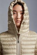 Moncler Collection Raie Short Down Jacket Female Beige Size 3