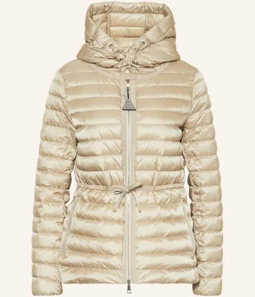 Moncler Collection Raie Short Down Jacket Female Beige Size 3