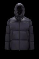 Moncler - Damavand Hooded Down Coat - Mens - Dark Blue