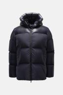 Moncler - Damavand Hooded Down Coat - Mens - Dark Blue