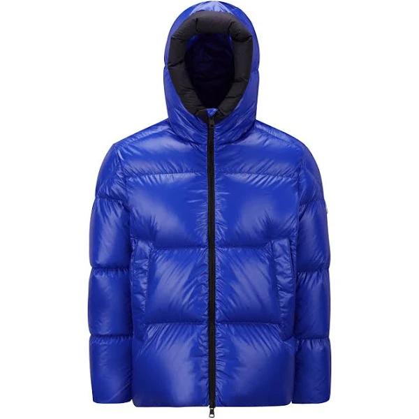 Moncler - Damavand Hooded Down Coat - Mens - Dark Blue