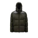 Moncler - Damavand Hooded Down Coat - Mens - Dark Green