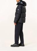 Moncler - Damavand Hooded Down Coat - Mens - Dark Green