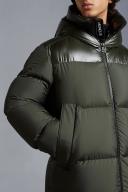 Moncler - Damavand Hooded Down Coat - Mens - Dark Green