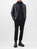 Moncler - Divedro Quilted-down Hooded Jacket - Mens - Black