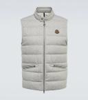 Moncler Gray Gallienne Down Vest