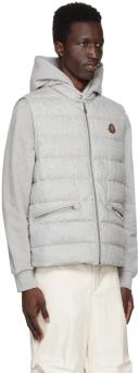 Moncler Gray Gallienne Down Vest