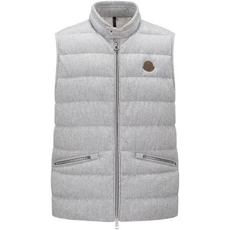 Moncler Gray Gallienne Down Vest