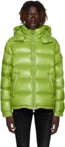 Moncler Green Maya Down Jacket