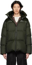 Moncler Khaki Damavand Down Jacket