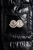 Moncler Maya High-Shine Padded Jacket Black
