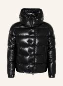 Moncler Maya High-Shine Padded Jacket Black