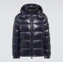 Moncler Maya Maya Short Down Jacket Classic, Blue, Size 4
