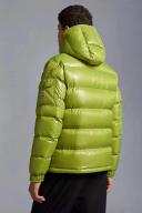 Moncler Maya Short Down Jacket, Green, 4