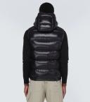 Moncler Men, Bormes down vest, Black, L, Jackets, Materialmix