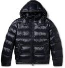 Moncler Men, Ecrins down-filled jacket, Blue, L, Jackets, Materialmix