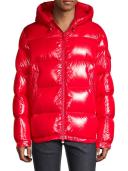 Moncler Men, Ecrins down-filled jacket, Blue, L, Jackets, Materialmix