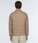 Moncler Men, Gallienne cashmere-blend down vest, Beige, 3XL, Jackets