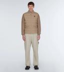 Moncler Men, Gallienne cashmere-blend down vest, Beige, 3XL, Jackets
