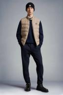 Moncler Men, Gallienne cashmere-blend down vest, Beige, 3XL, Jackets