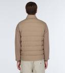 Moncler Men, Gallienne cashmere-blend down vest, Beige, M, Jackets