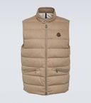 Moncler Men, Gallienne cashmere-blend down vest, Beige, M, Jackets