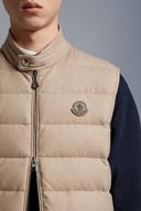 Moncler Men, Gallienne cashmere-blend down vest, Beige, M, Jackets