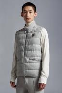 Moncler Men, Gallienne down vest, Grey, L, Jackets, Cashmere