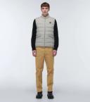 Moncler Men, Gallienne down vest, Grey, L, Jackets, Cashmere