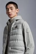 Moncler Men, Gallienne down vest, Grey, L, Jackets, Cashmere