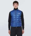 Moncler Men, Gui down vest, Blue, 1, Jackets, Materialmix