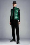 Moncler Men, Gui down vest, Green, 4XL, Jackets, Materialmix