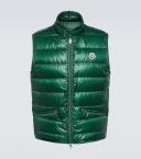Moncler Men, Gui down vest, Green, 4XL, Jackets, Materialmix