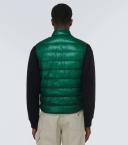Moncler Men, Gui down vest, Green, 4XL, Jackets, Materialmix