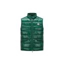 Moncler Men, Gui down vest, Green, 4XL, Jackets, Materialmix