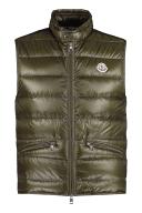 Moncler Men, Gui quilted down vest, Green, 1, Jackets, Materialmix