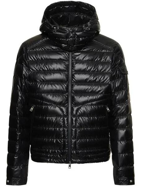 Moncler Men, Lauros quilted down jacket, Black, L, Jackets, Materialmix