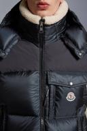 Moncler Men, Oust down vest, Black, 3XL, Jackets, Faux leather