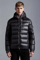 Moncler | Men Pavin Shiny Nylon Down Jacket Black 3